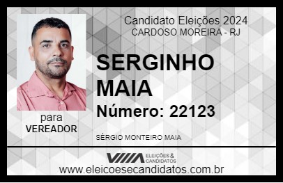 Candidato SERGINHO MAIA 2024 - CARDOSO MOREIRA - Eleições