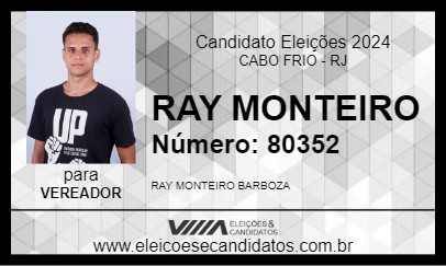 Candidato RAY MONTEIRO 2024 - CABO FRIO - Eleições