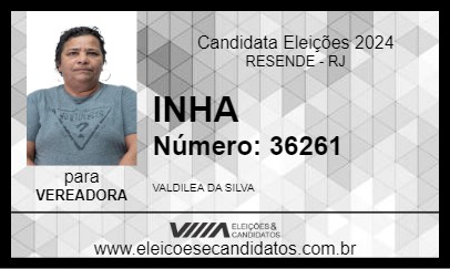 Candidato INHA 2024 - RESENDE - Eleições