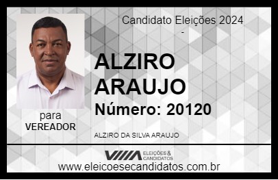 Candidato ALZIRO ARAUJO 2024 - MACAÉ - Eleições