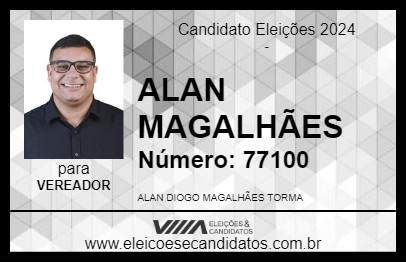 Candidato ALAN MAGALHÃES  2024 - RESENDE - Eleições