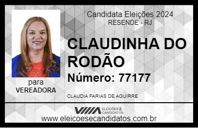 Candidato CLAUDINHA DO RODÃO 2024 - RESENDE - Eleições