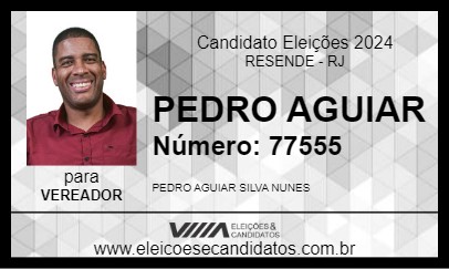 Candidato PEDRO AGUIAR  2024 - RESENDE - Eleições