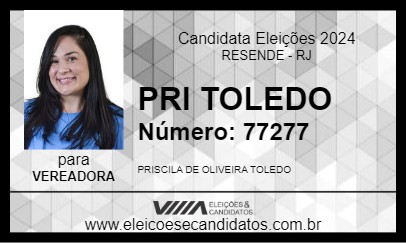 Candidato PRI TOLEDO 2024 - RESENDE - Eleições