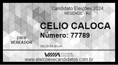 Candidato CELIO CALOCA 2024 - RESENDE - Eleições