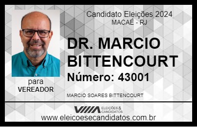 Candidato DR. MARCIO BITTENCOURT 2024 - MACAÉ - Eleições