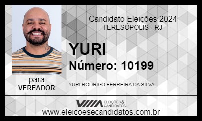 Candidato YURI 2024 - TERESÓPOLIS - Eleições