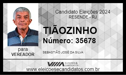 Candidato TIÃOZINHO 2024 - RESENDE - Eleições