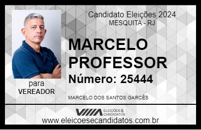 Candidato MARCELO PROFESSOR 2024 - MESQUITA - Eleições