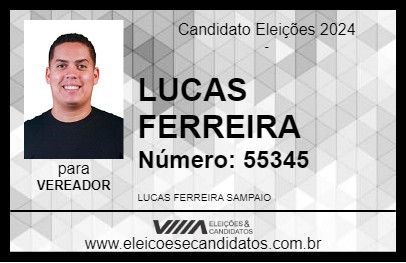 Candidato LUCAS FERREIRA 2024 - RESENDE - Eleições