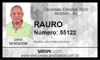 Candidato RAURO 2024 - RESENDE - Eleições