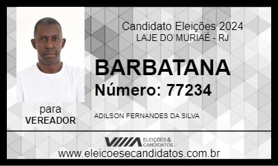 Candidato BARBATANA 2024 - LAJE DO MURIAÉ - Eleições