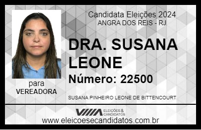 Candidato DRA. SUSANA LEONE 2024 - ANGRA DOS REIS - Eleições