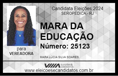 Candidato MARA DA EDUCAÇÃO 2024 - SEROPÉDICA - Eleições