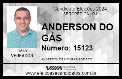 Candidato ANDERSON DO GÁS 2024 - SEROPÉDICA - Eleições