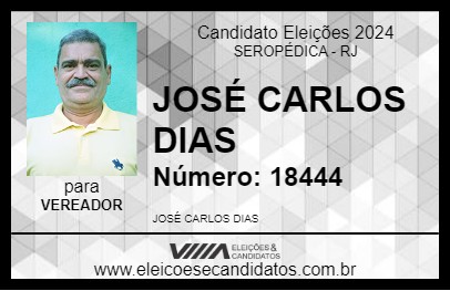 Candidato GUARDA ZÉ CARLOS 2024 - SEROPÉDICA - Eleições