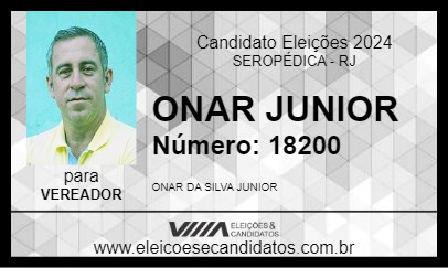 Candidato ONAR JUNIOR 2024 - SEROPÉDICA - Eleições