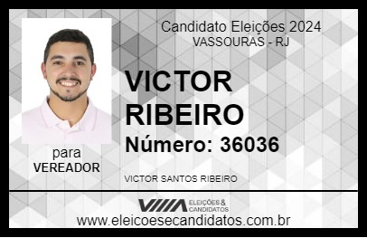 Candidato VICTOR RIBEIRO 2024 - VASSOURAS - Eleições