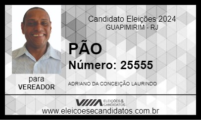 Candidato PÃO 2024 - GUAPIMIRIM - Eleições