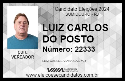 Candidato LUIZ CARLOS 2024 - SUMIDOURO - Eleições