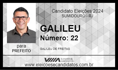 Candidato GALILEU 2024 - SUMIDOURO - Eleições