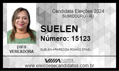 Candidato SUELEN 2024 - SUMIDOURO - Eleições