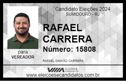 Candidato RAFAEL DAMIÃO 2024 - SUMIDOURO - Eleições