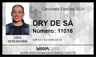 Candidato DRY DE SÁ 2024 - RESENDE - Eleições