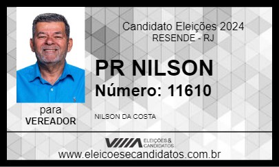 Candidato PR NILSON 2024 - RESENDE - Eleições