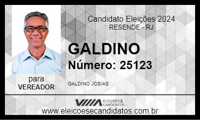 Candidato GALDINO 2024 - RESENDE - Eleições