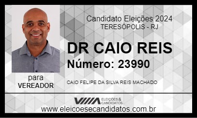 Candidato DR CAIO REIS 2024 - TERESÓPOLIS - Eleições