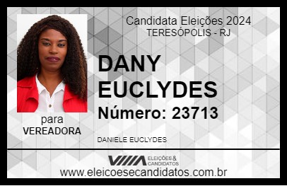 Candidato DANY EUCLYDES 2024 - TERESÓPOLIS - Eleições