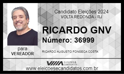 Candidato RICARDO GNV 2024 - VOLTA REDONDA - Eleições