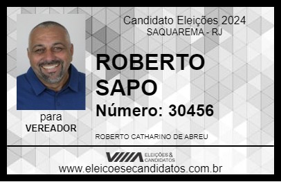 Candidato ROBERTO SAPO 2024 - SAQUAREMA - Eleições