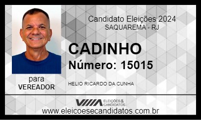 Candidato CADINHO 2024 - SAQUAREMA - Eleições