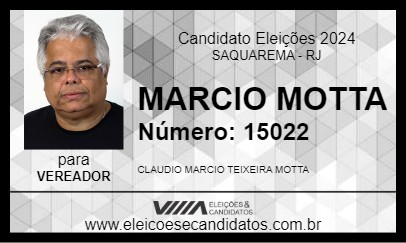 Candidato MARCIO MOTTA 2024 - SAQUAREMA - Eleições