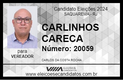 Candidato CARLINHOS CARECA 2024 - SAQUAREMA - Eleições