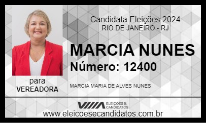 Candidato MARCIA NUNES 2024 - RIO DE JANEIRO - Eleições