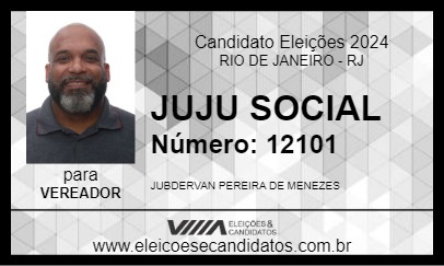 Candidato JUJU SOCIAL 2024 - RIO DE JANEIRO - Eleições