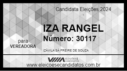 Candidato IZA RANGEL 2024 - RIO DAS OSTRAS - Eleições