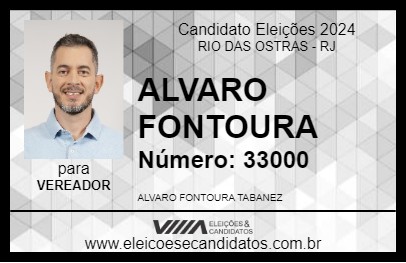 Candidato ALVARO FONTOURA 2024 - RIO DAS OSTRAS - Eleições