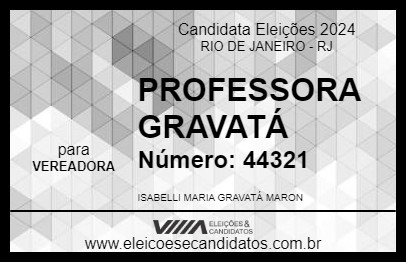 Candidato PROFESSORA GRAVATÁ 2024 - RIO DE JANEIRO - Eleições