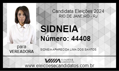 Candidato SIDNEIA 2024 - RIO DE JANEIRO - Eleições