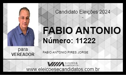 Candidato FABIO ANTONIO 2024 - VALENÇA - Eleições