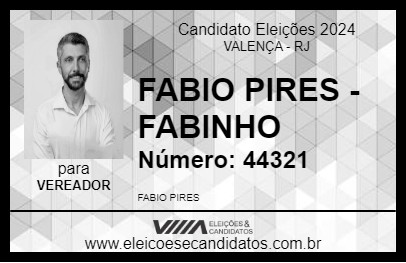 Candidato FABIO PIRES - FABINHO 2024 - VALENÇA - Eleições