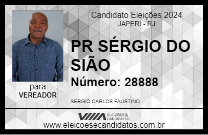 Candidato PR SÉRGIO DO SIÃO 2024 - JAPERI - Eleições