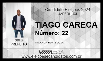 Candidato TIAGO CARECA 2024 - JAPERI - Eleições