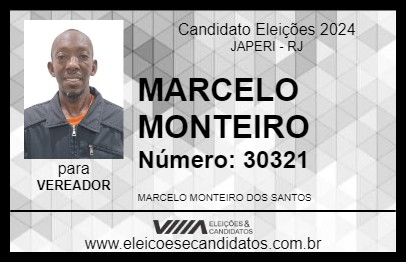 Candidato MARCELO MONTEIRO 2024 - JAPERI - Eleições