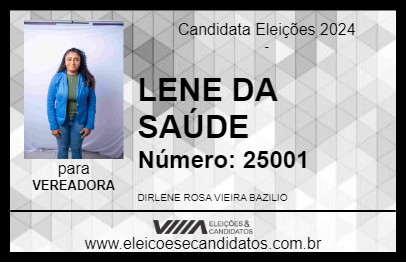 Candidato LENE DA SAÚDE 2024 - JAPERI - Eleições