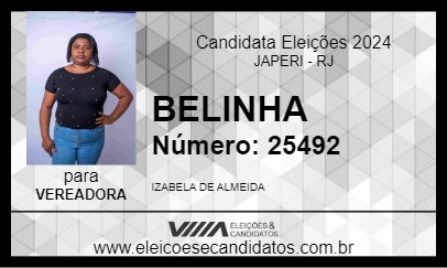 Candidato BELINHA 2024 - JAPERI - Eleições